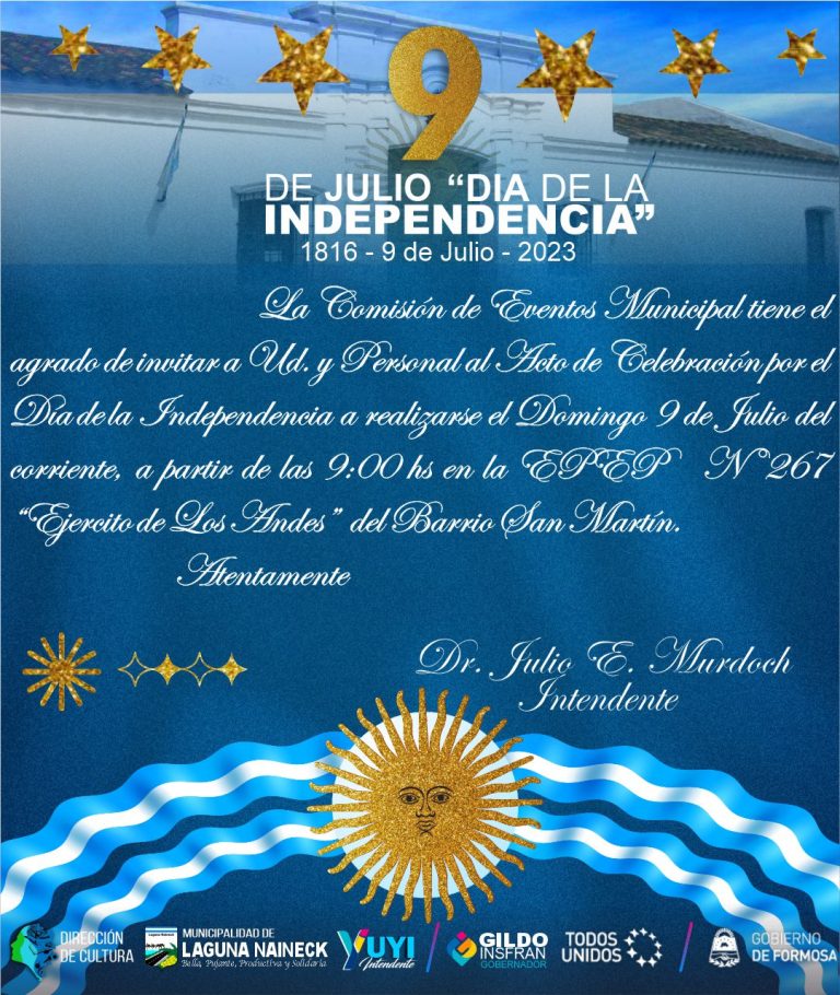¡Celebración del 207° Aniversario de la Declaración de la Independencia!