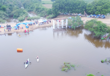 Fue un éxito la primera competencia de kayaks en aguas de El Porteño